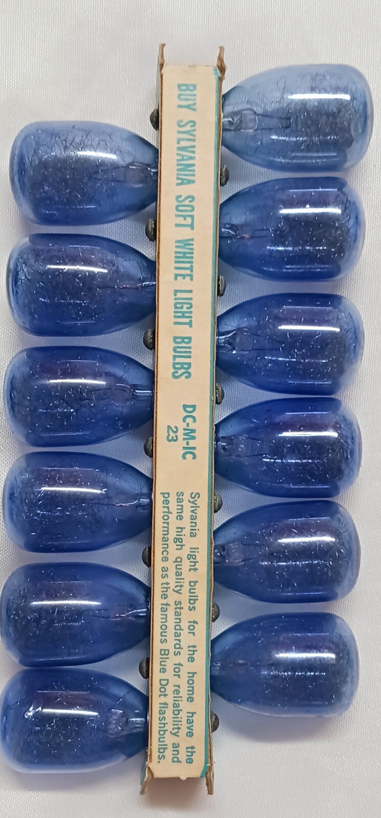 SYLVANIA BLUE DOT FLASHBULBS M3B COMPLETE 12 BULBS NEW SEE PICS