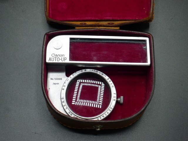 Canon Auto-Up 40-22” or 100-56cm for 50mm f1.8 rangefinder lens