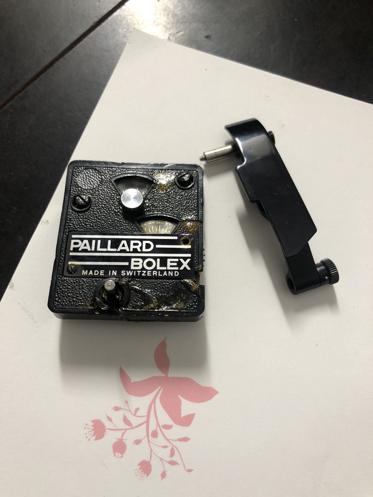 Bolex Timer And Pressure Plate For Bolex H 16 Non Reflex Cameras Bolex