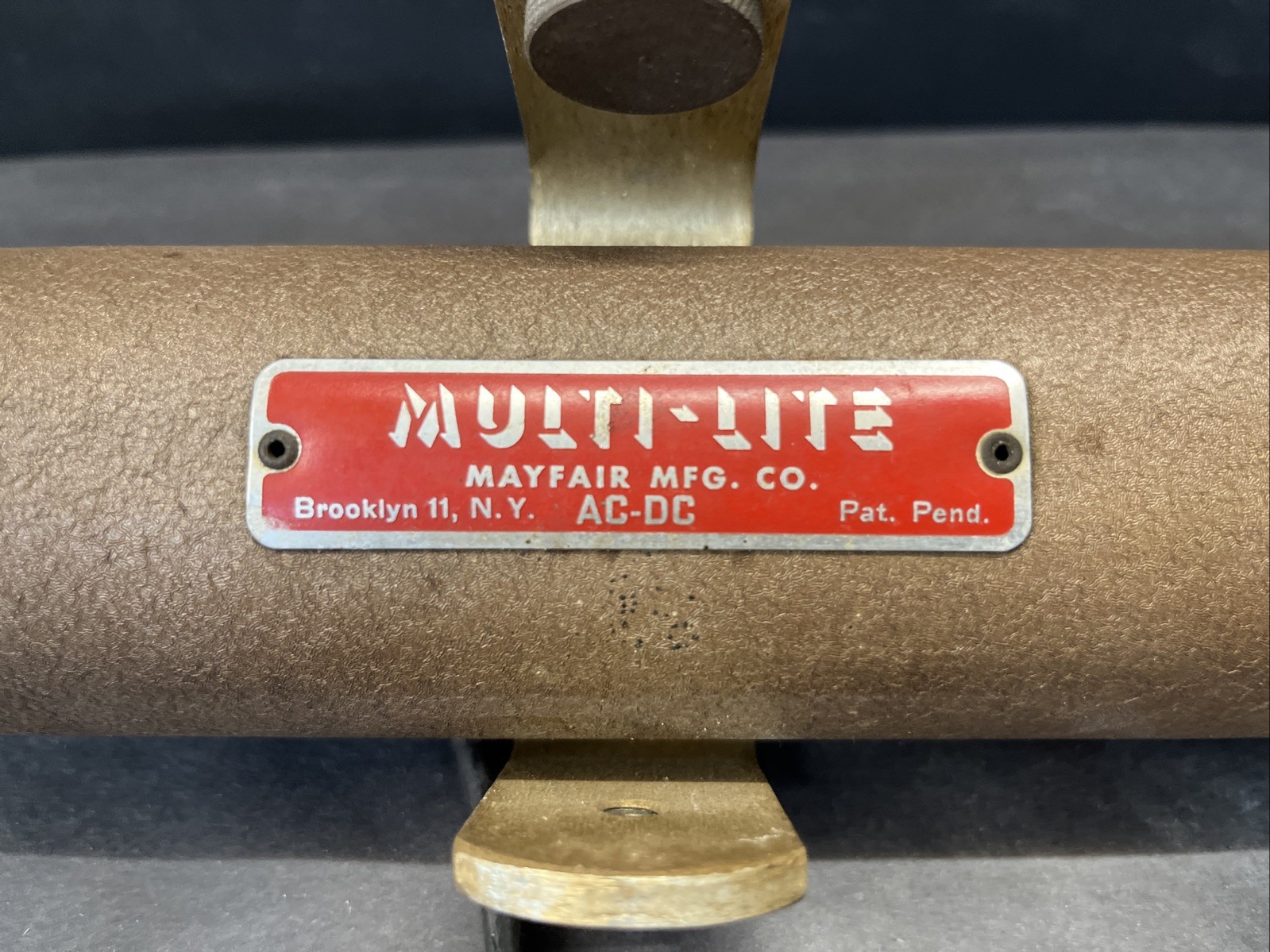 Vintage Mayfair Multi Lite Photography Light Bar 28” Long 4-Bulb WORKS 115V Max