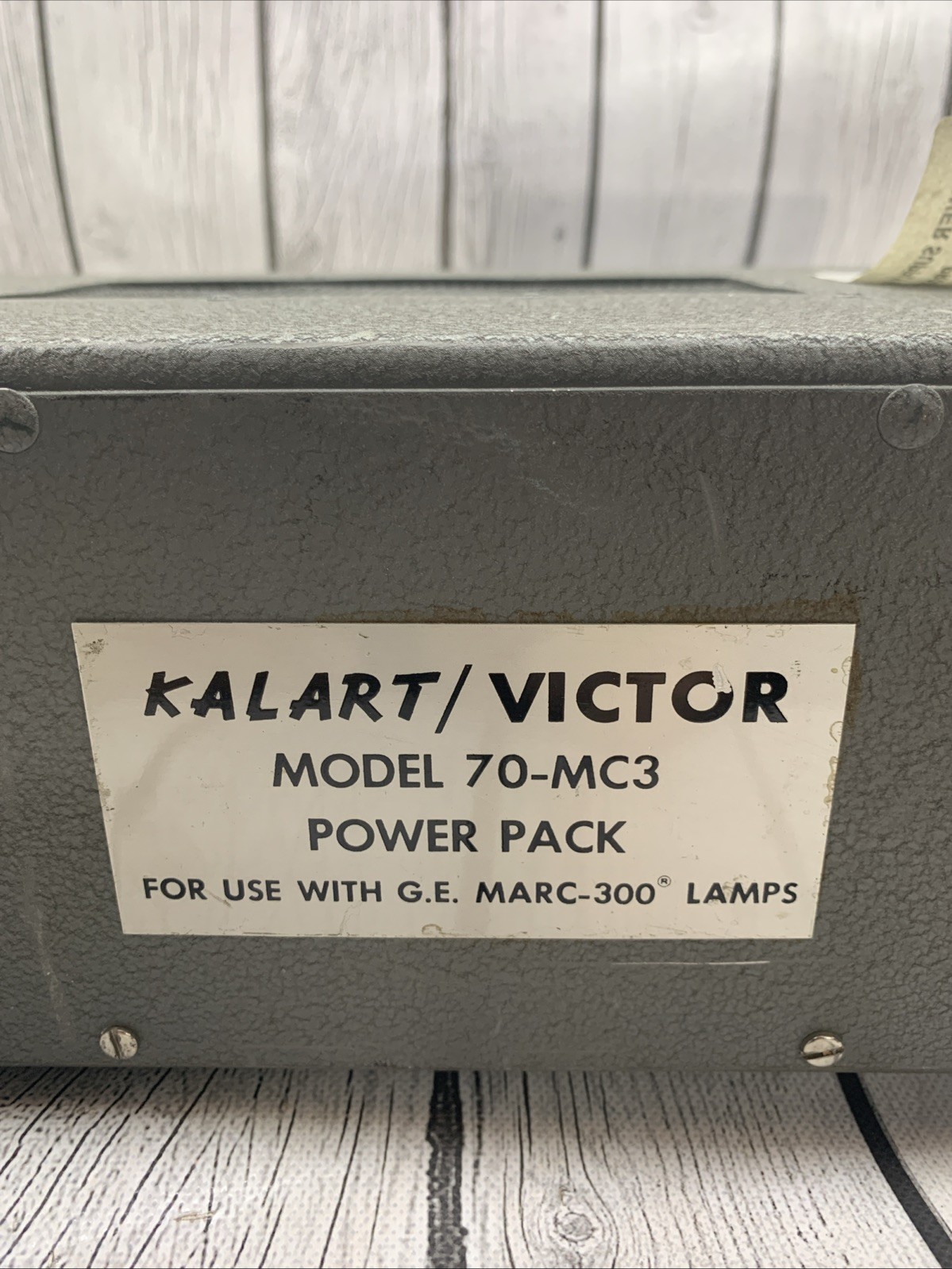 Vintage Kalart Victor Model 70-MC3 Power Pack: Serial No AB1071 ** For Lamps/etc