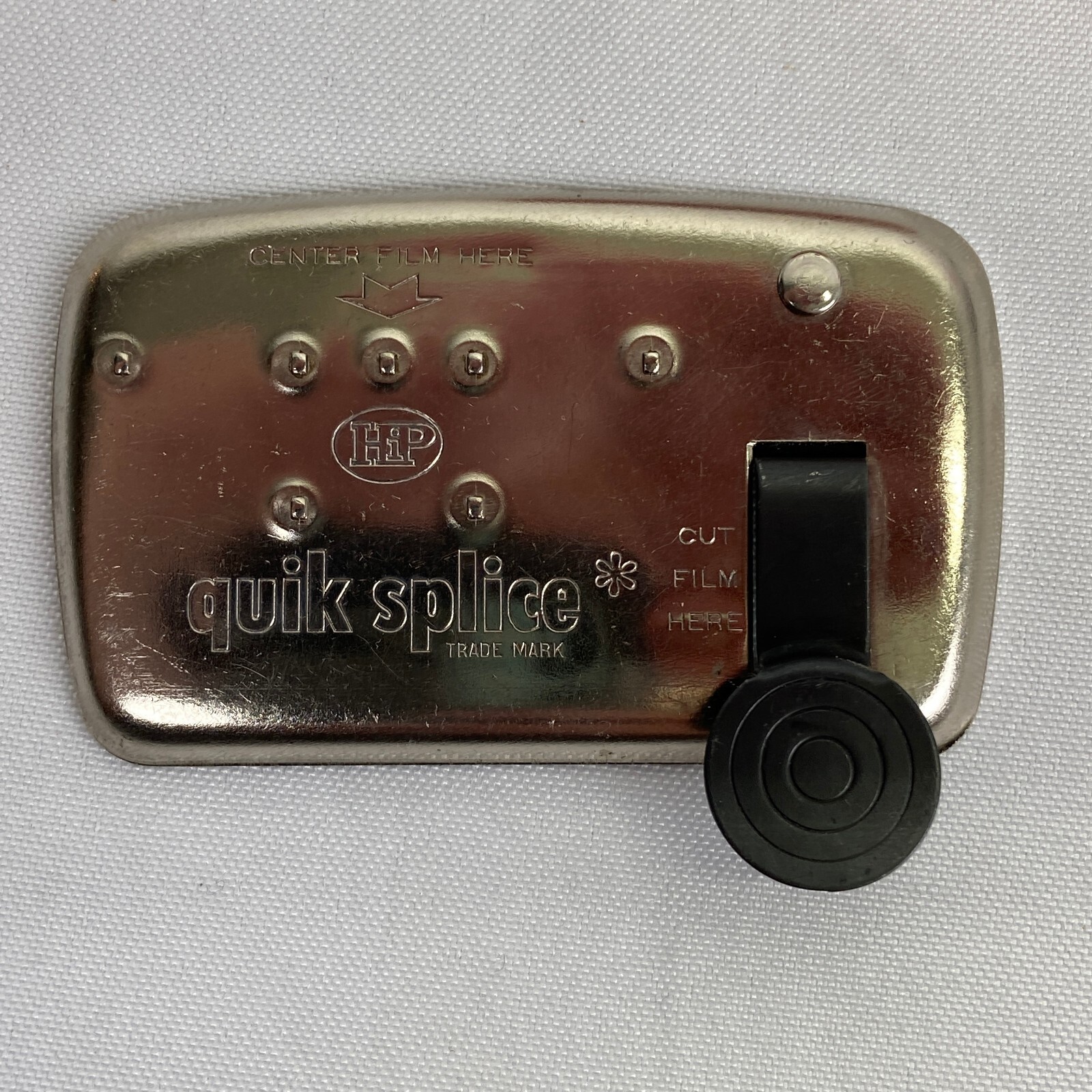 Vintage Quik Splice HIP (HPI) 8mm Hand Splicer Complete Case And Instructions