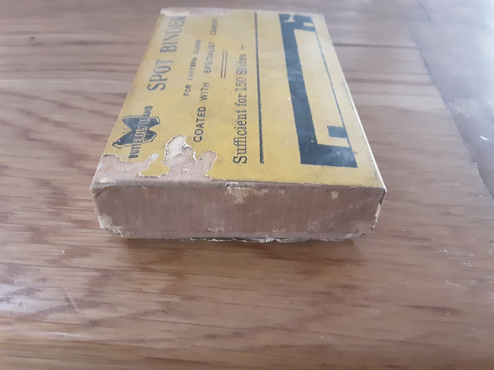 Rare Antique Unopened Spot Binder Box, For Magic Lantern Slides, Butterfly Brand