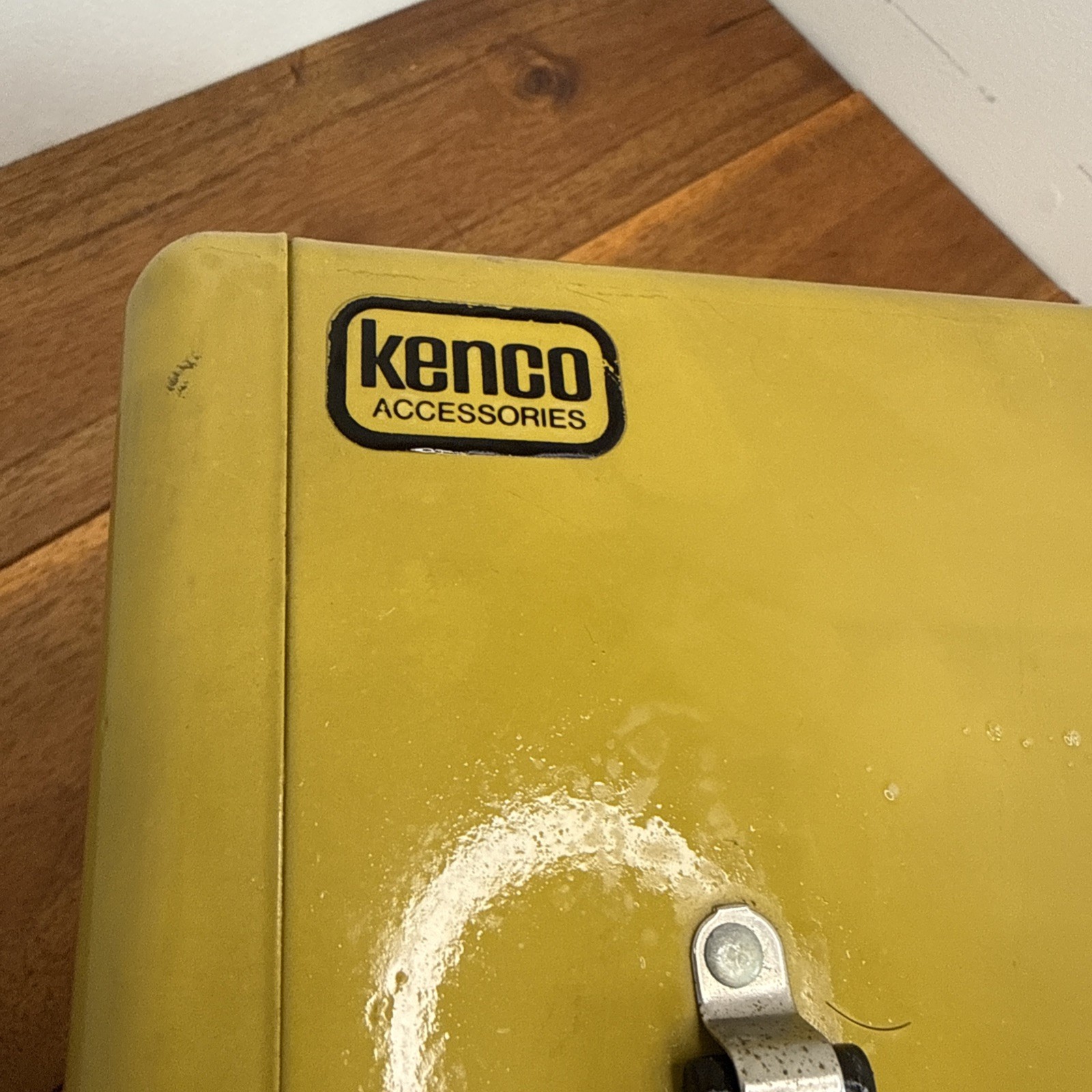 Kenco Film Tape Reel Chest Metal Box Has 9 Cans Great Condition! 1960’s