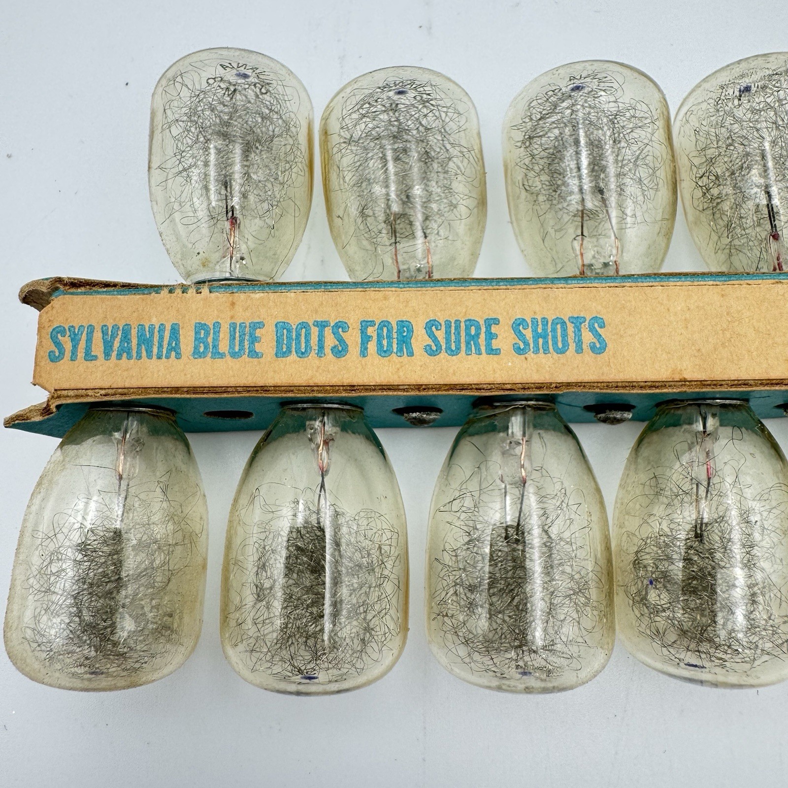 Vintage Sylvania M3 Blue Dot Flashbulbs NOS Camera Flash Bulb Unused USA