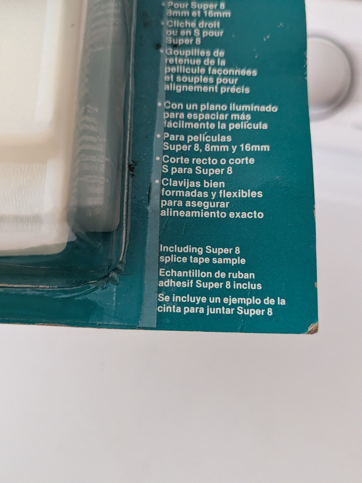 Vtg Hanimex Instasplicer Dual 8 Illuminated Film Splicer #043283
