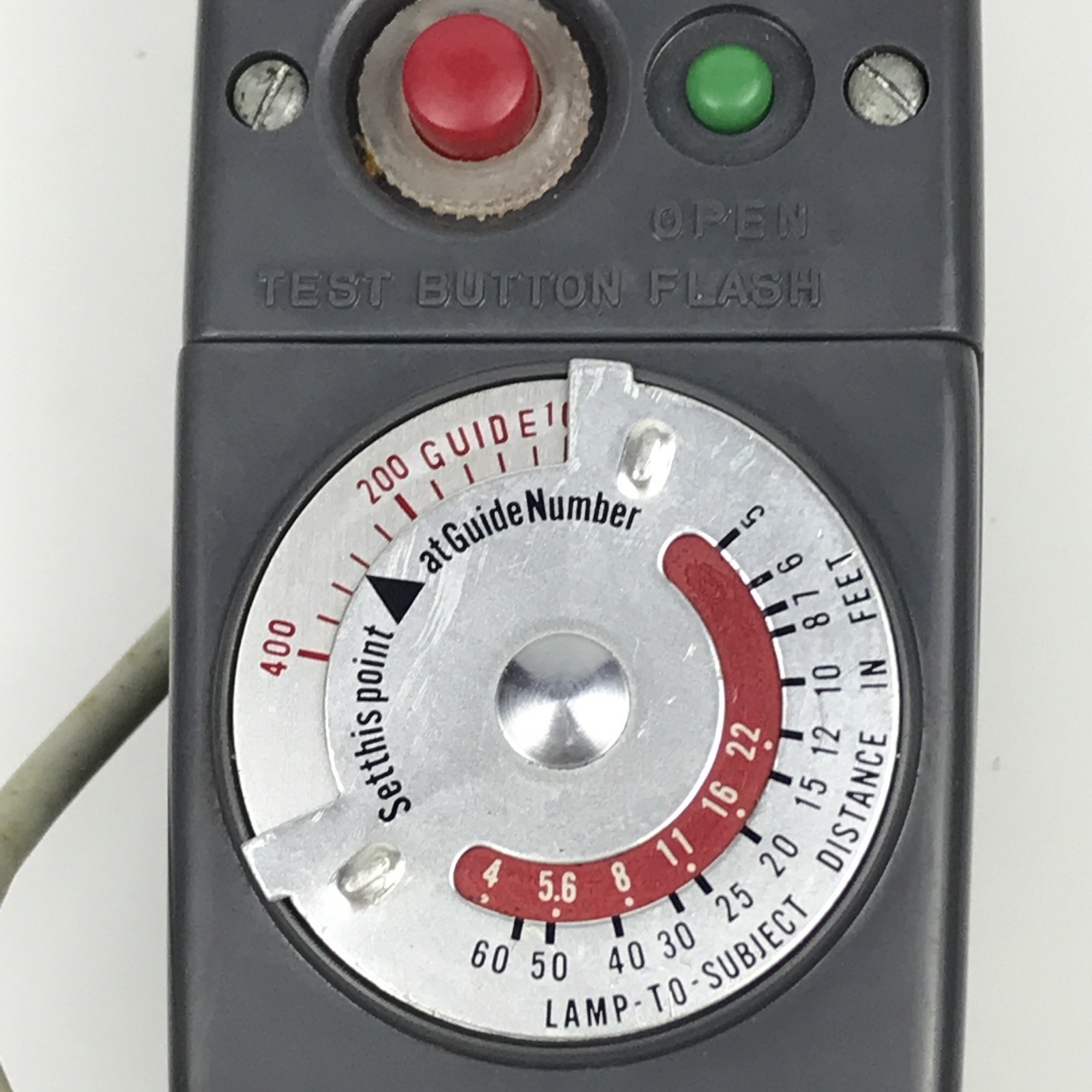 Vintage Honeywell Tilt-A-Mite Camera Flash Unit with Case Untested