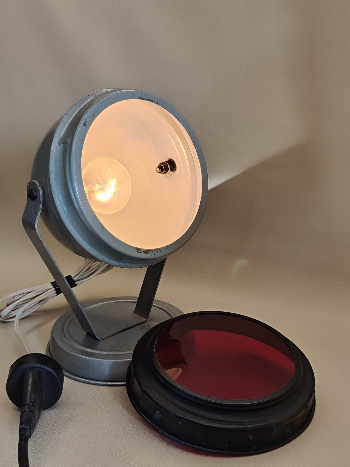 Soviet Vintage Red Lantern for Photo Printing 1960s USSR