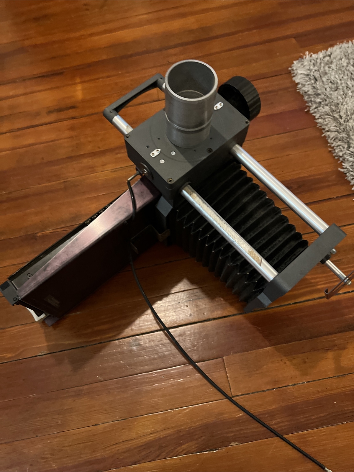 POLAROID MP 4 FOCUSING BELLOW HEAD W/ SLIDING 4X 5 BACK + EXTENSION *