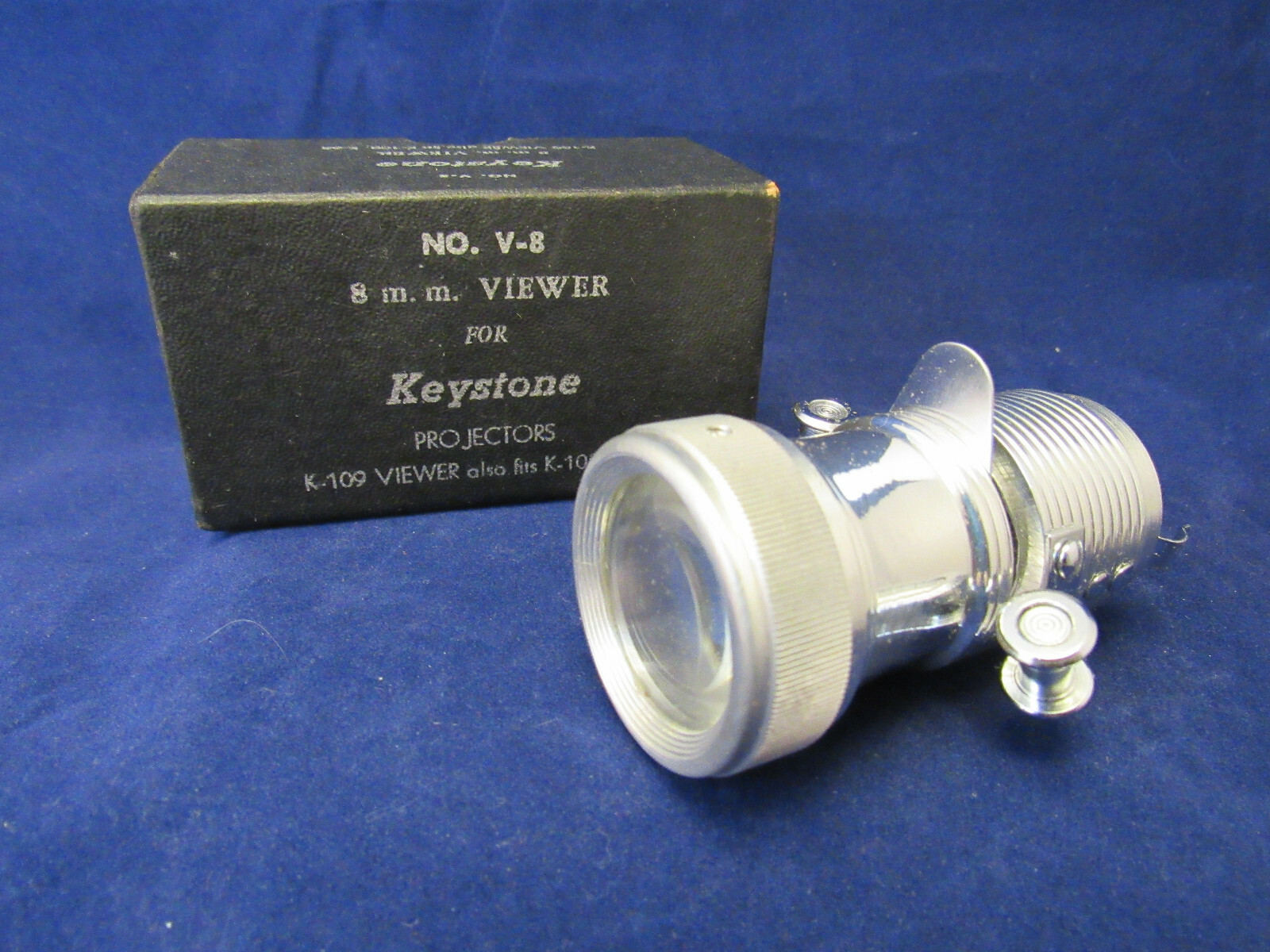 VINTAGE KEYSTONE PROJECTORS NO. V-8 8MM VIEWER FOR K-109 K-108 K-68 b16