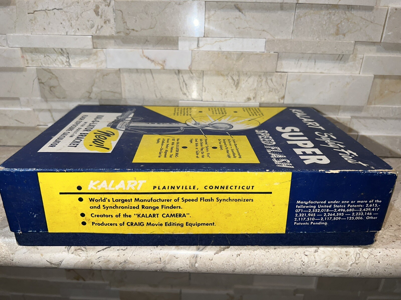 VTG AS IS Safety First Kalart Super Speed Flash Original Box 5 Bulbs UNTESTED