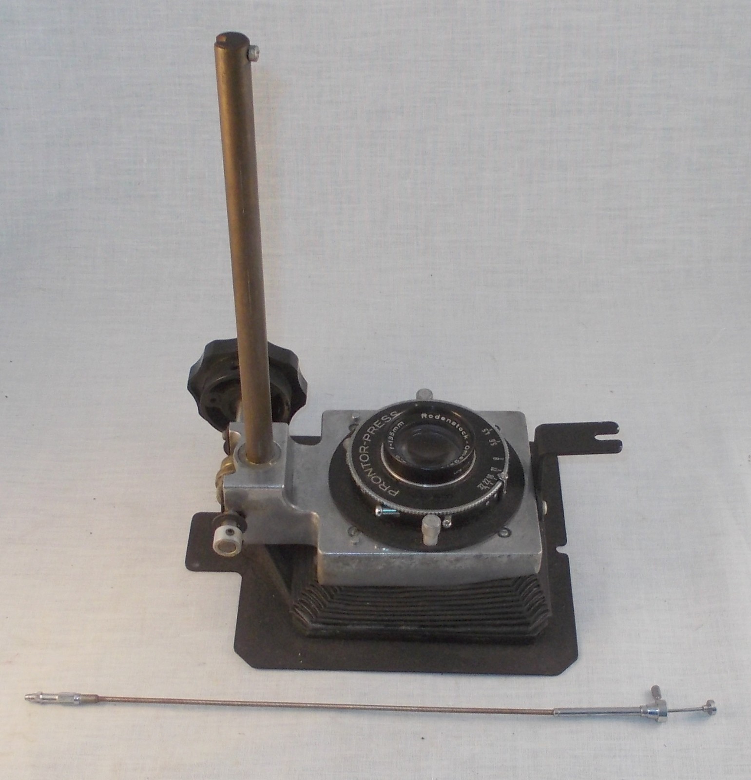 Vintage Bellows Assembly W/Pronto Press & Rodenstock Omegaron Macro Photography