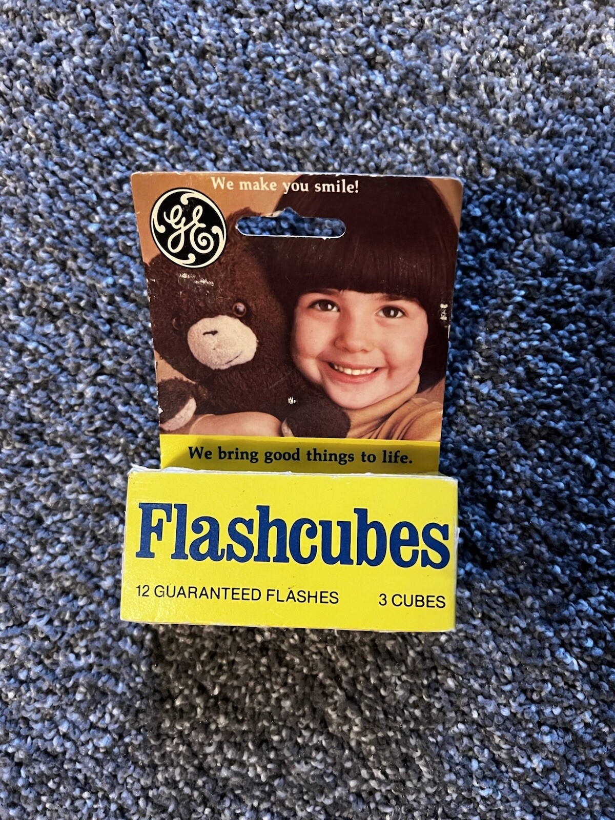 Vintage GE Flashcubes Set Of 3 Cubes in Original Box New Old Stock NOS NIB