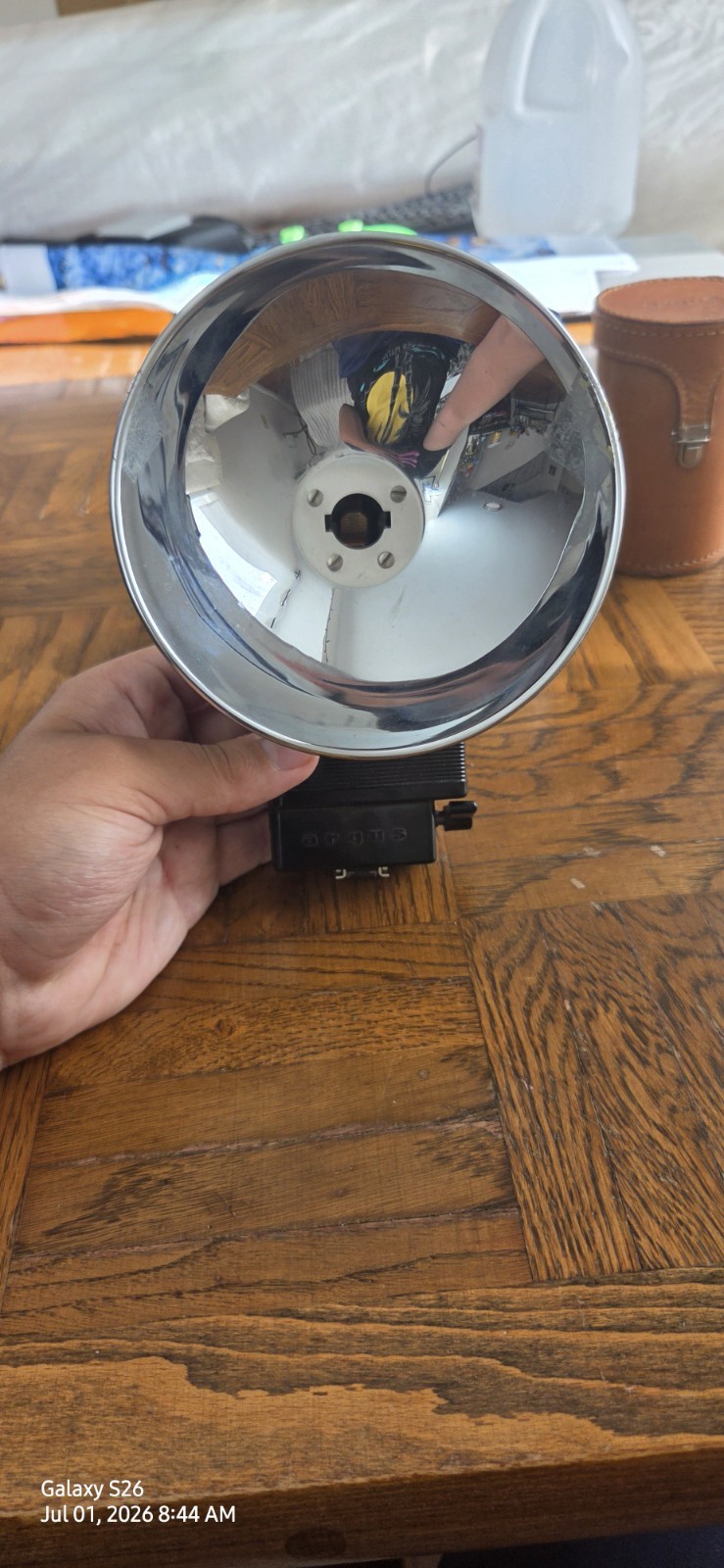 Argus Flash Gun Strobe Hot Shoe GN15 w/ Reflector, Viewfinder & Cases Lo