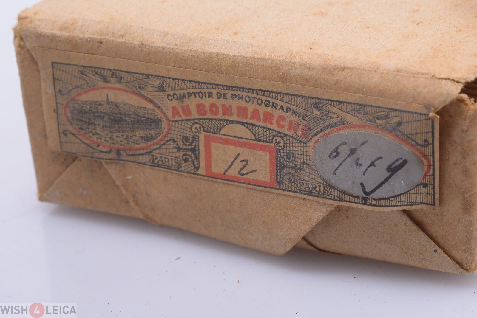 ✅ AU BON MARCHE ANTIQUE CARTE DE VISITE GREY THICK PAPER 64x99MM PICTURE MOUNTS