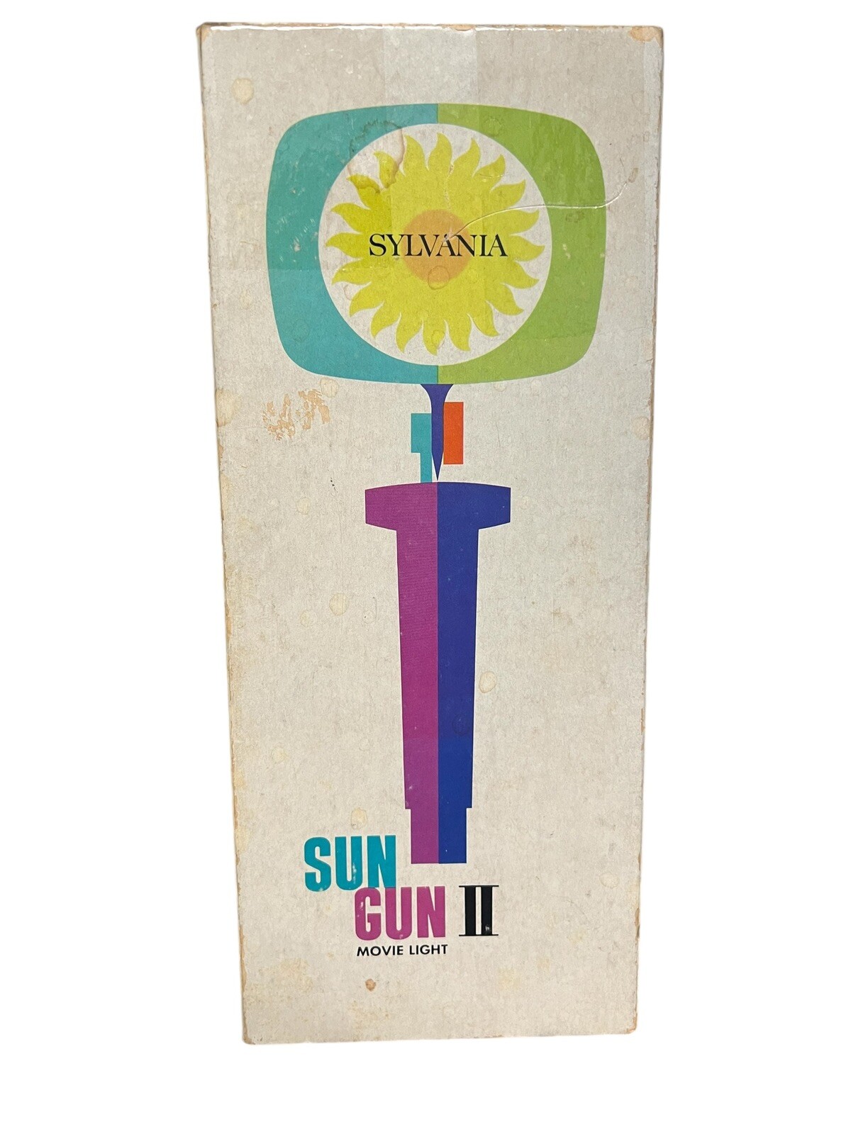 VTG Sylvania Sun Gun II Movie Light Model SG-55 W/ Original Box