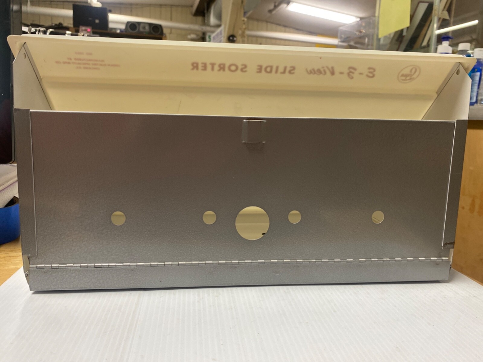 LOGAN ILLUMINATED SLIDE SORTER E-Z VIEW WITH ORIGINAL BOX #1055 ***NO LIGHT