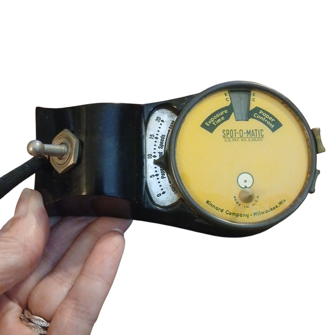 Kinnard Spot-O-Matic Enlarging Meter Exposure Time Paper Contrast Made in USA