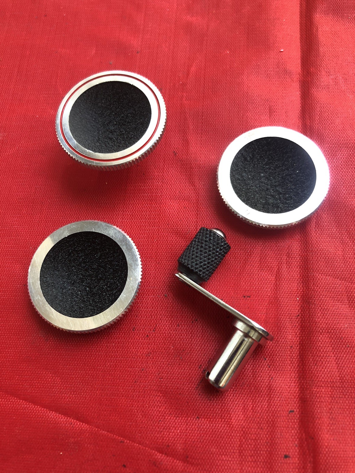 Bolex Body Caps And Rewind Key For Bolex H16 Reflex Camera