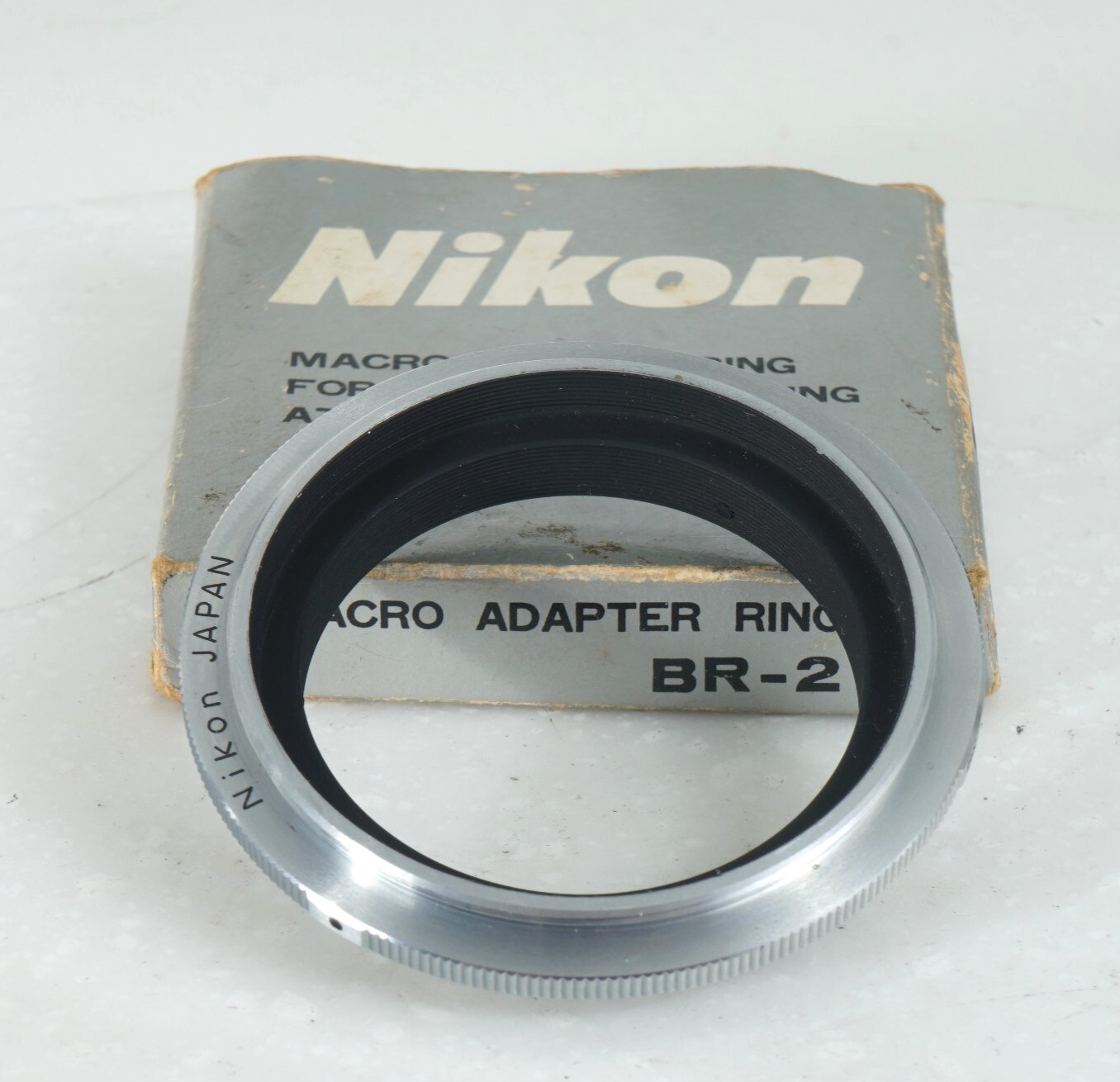 – [EX+++]NIKON BR-2 MACRO ADAPTER RING FOR BELLOWS FOCUSING ATTACHMENT MODEL 2