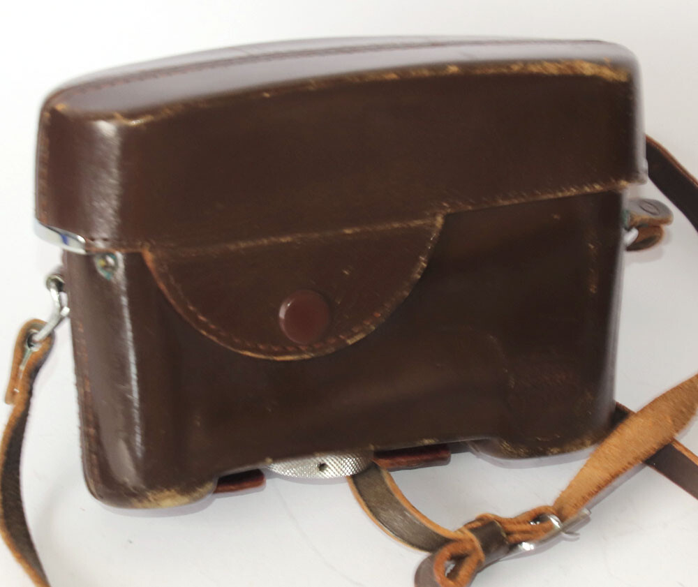Nikon case for SP rangefinder camera.