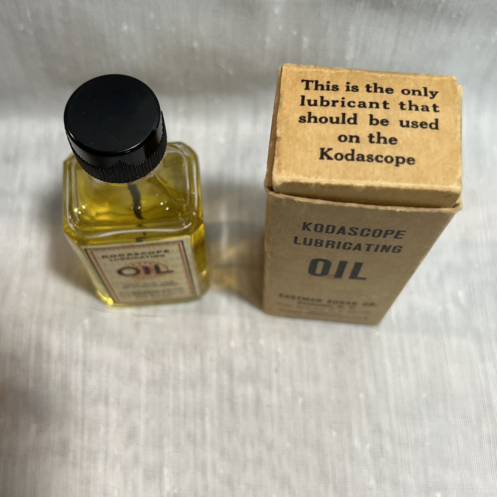 KODASCOPE LUBRICATING OIL EASTMAN KODAK ROCHESTER NY