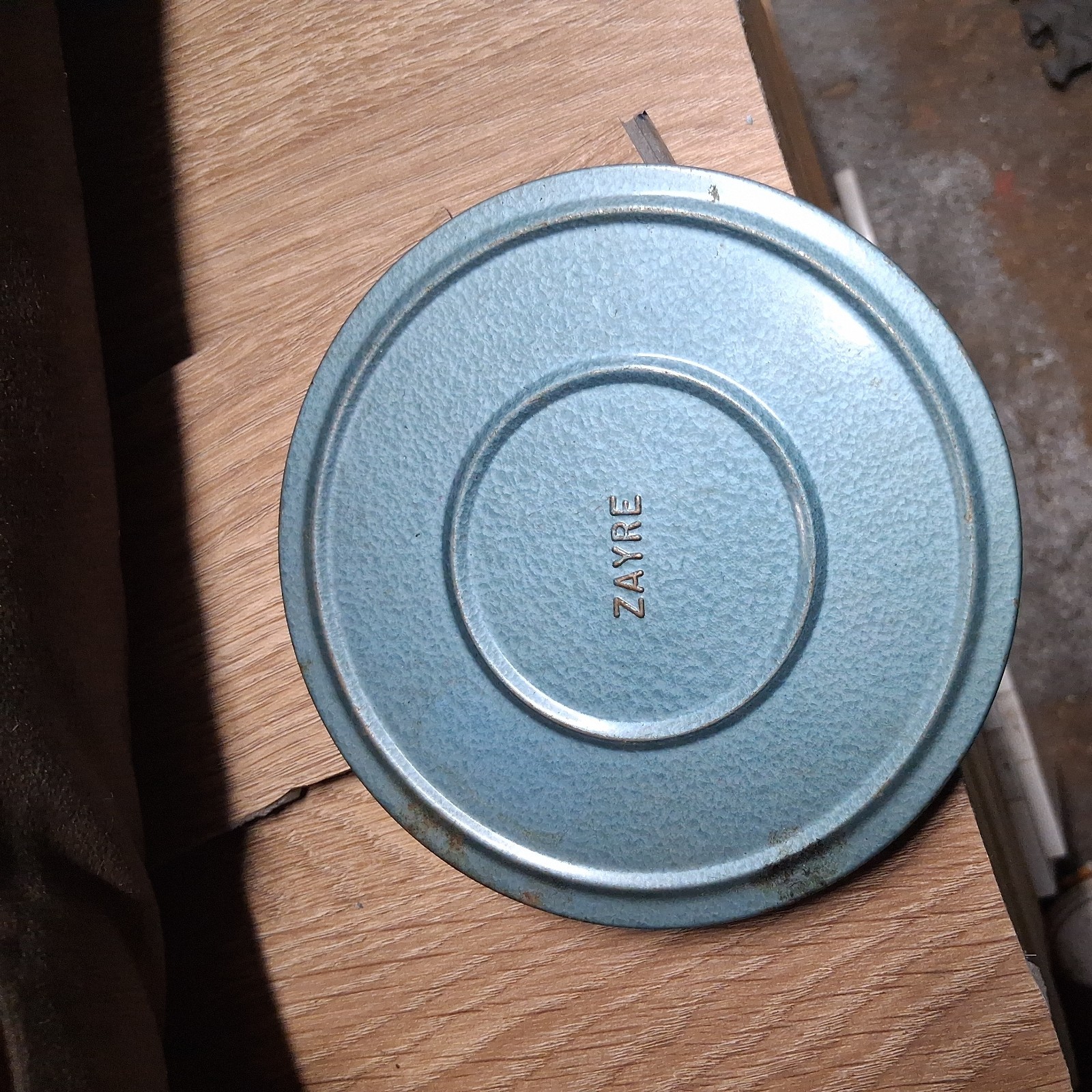 Vintage Zayre Film Storage Can with 8mm Film Super 8 & Extra Reel.