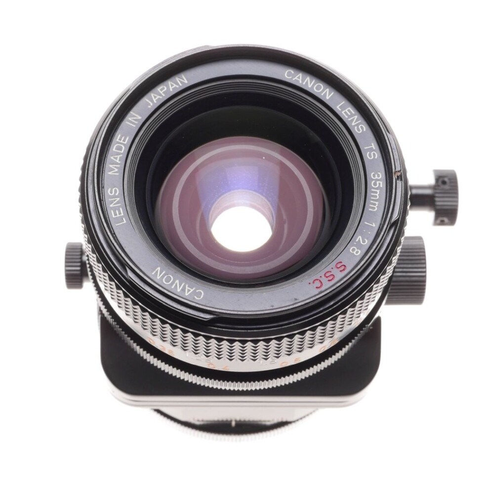 Canon ts tilt shift 35mm 1:2.8 s.s.c. Slr camera lens caps tripod mount keeper