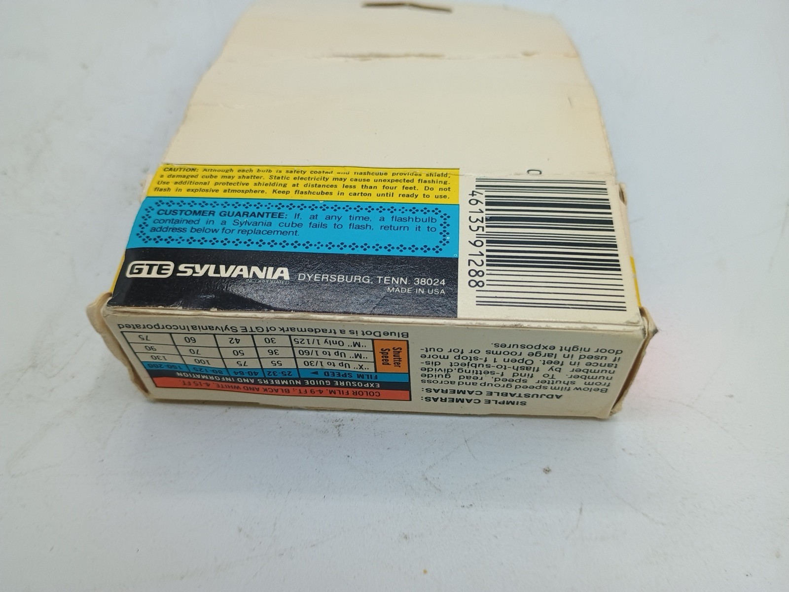 VINTAGE Sylvania Flash Cubes Blue Dot Pack of 3 -12 Flashes New In Box