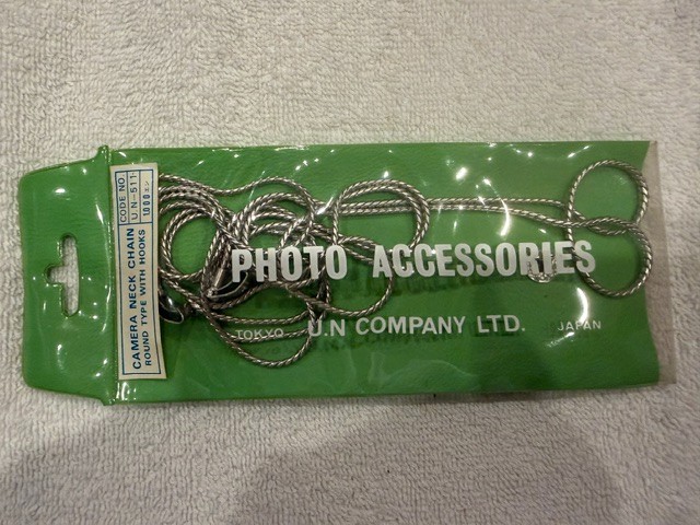 VINTAGE U.N. COMPANY U.N.-511 CAMERA NECK CHAIN 100CM JAPAN NO