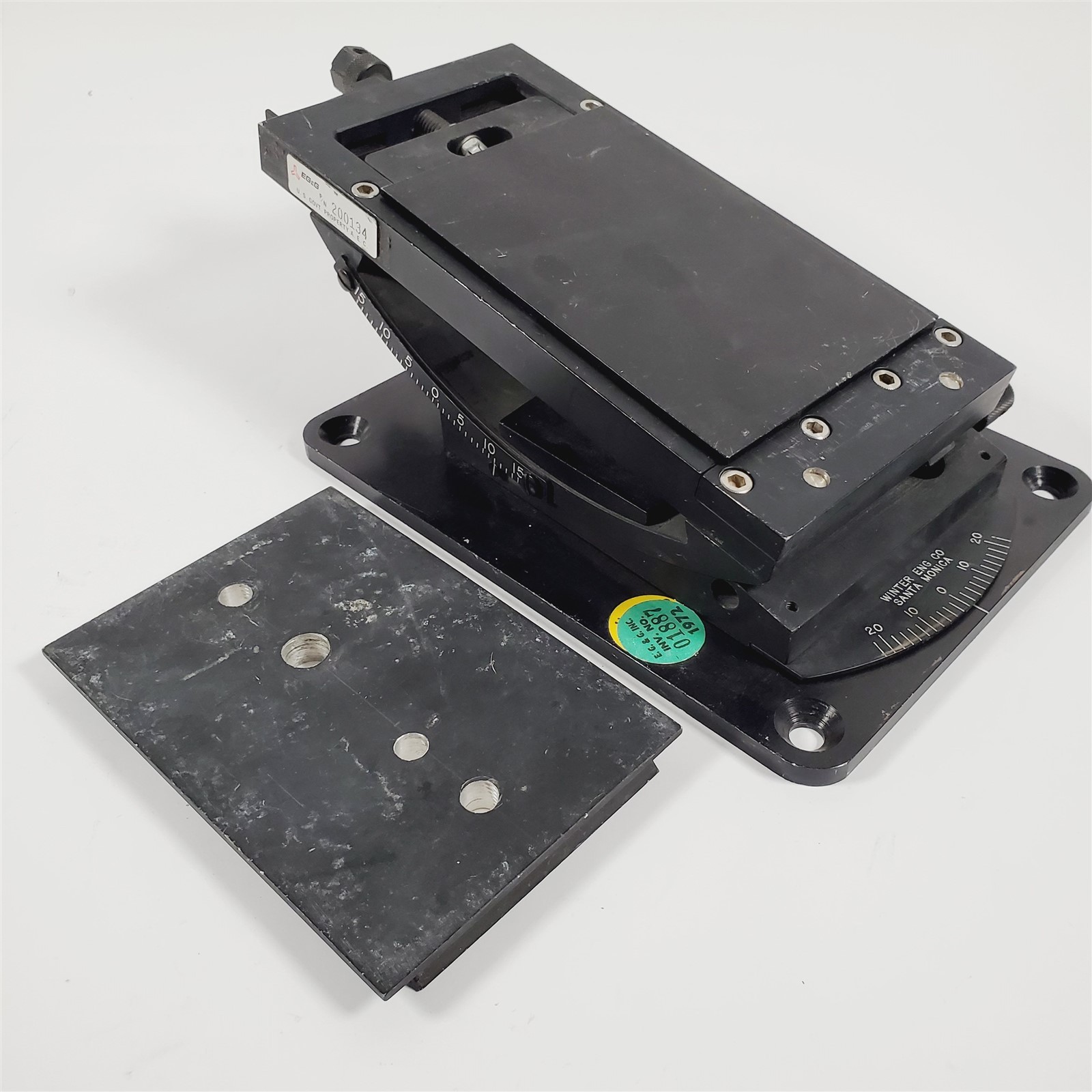 Vtg Rare High Speed Camera XY Adjustable Table Mount Atomic Energy Comm EG&G
