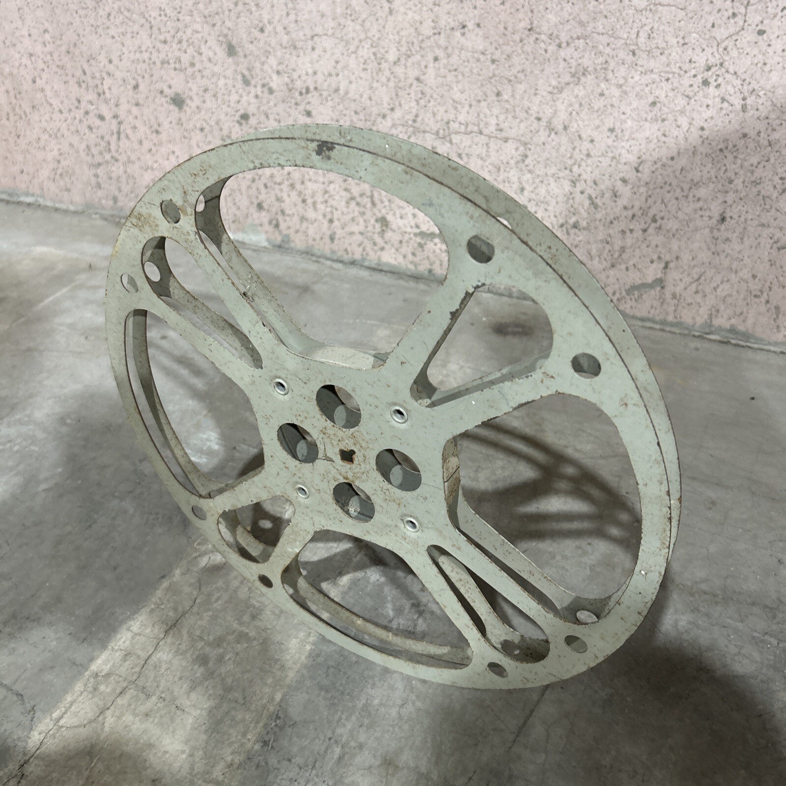 Large Vintage Movie And Slide GOLDBERG BROS Reel PAT D-1220T7 CB DENVER COLO