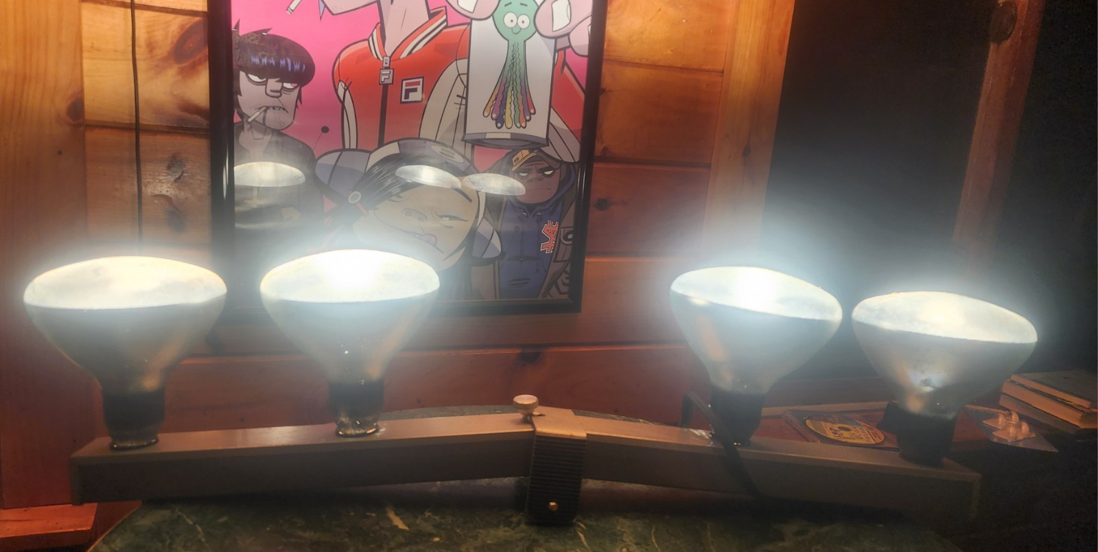 Smith Victor Vintage Foldout Movie Light w/Case & Bulbs 💡 Works