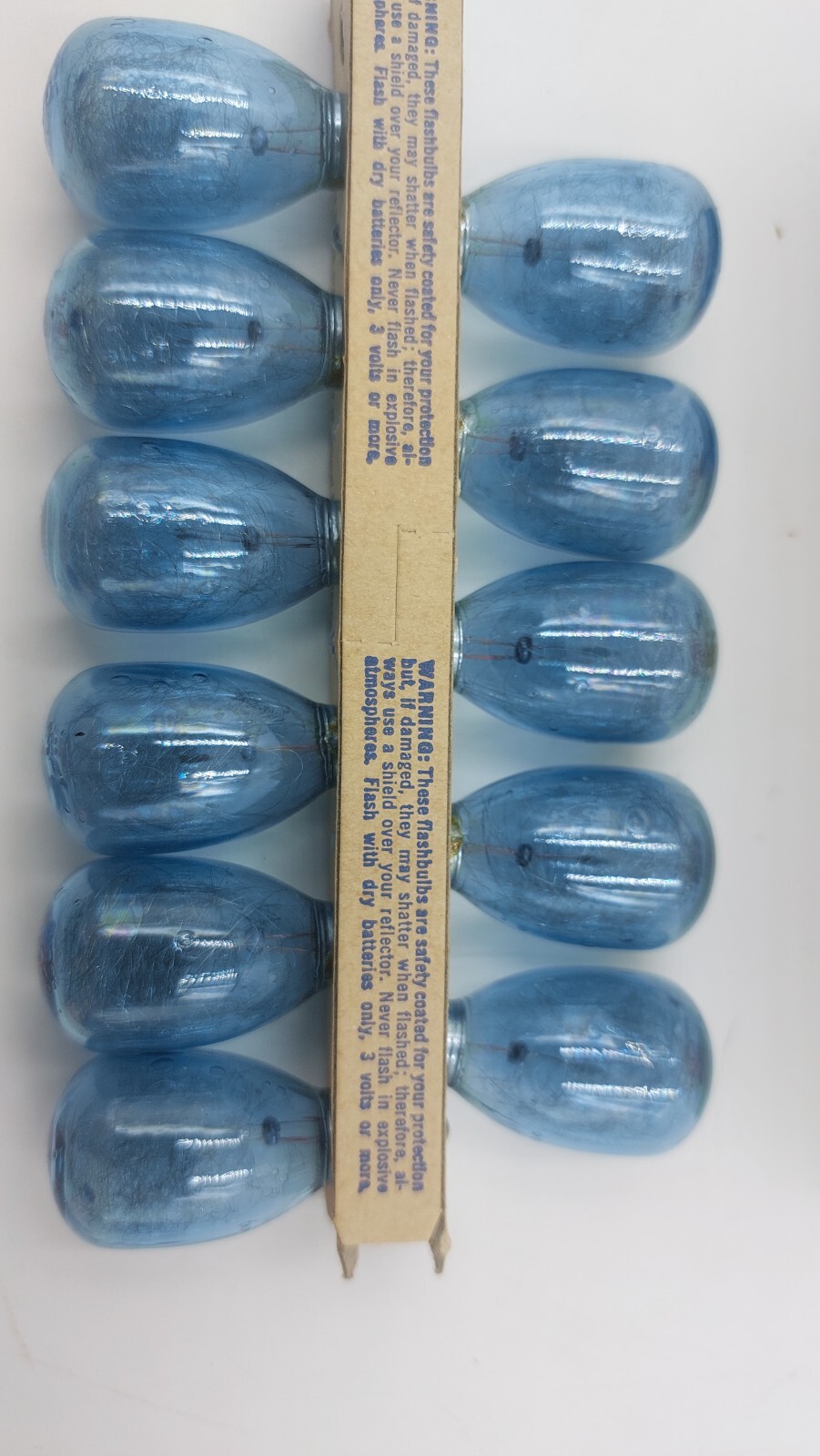 General Electric GE M3B 11 Blue Bulbs Rhenium Flashbulbs Original Box