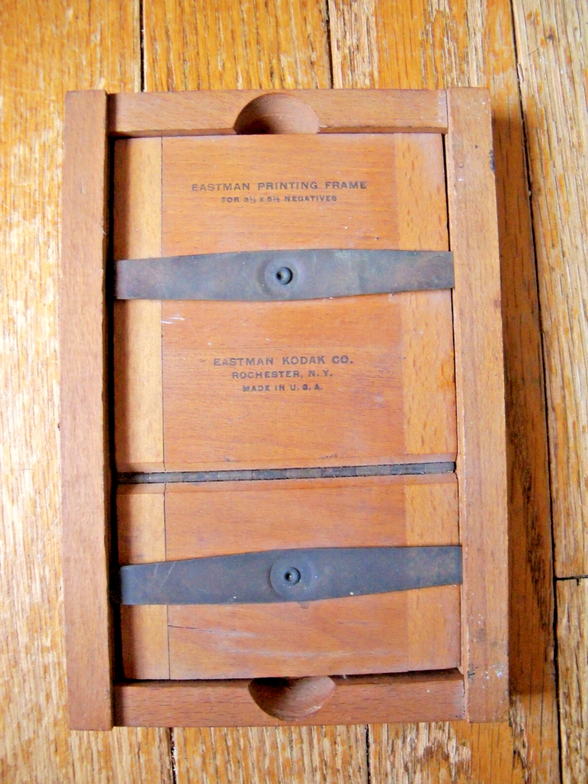 Antique Eastman Kodak Printing Frame with Glass for 3 1/4″ x 5 1/2″ Negatives
