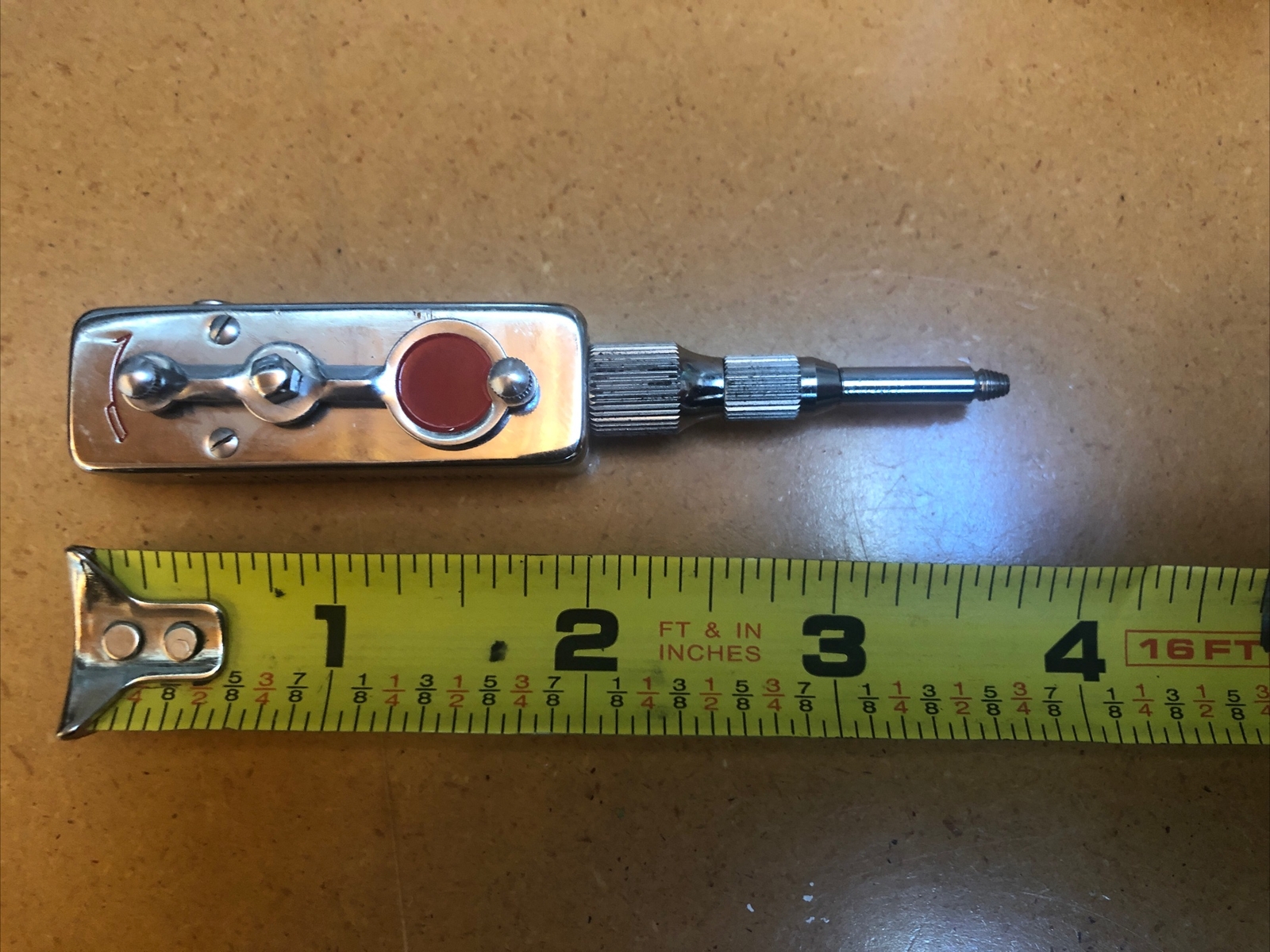 Vintage Bower For Polaroid Chrome Camera Self Timer w/Case Tested Excellent Cond