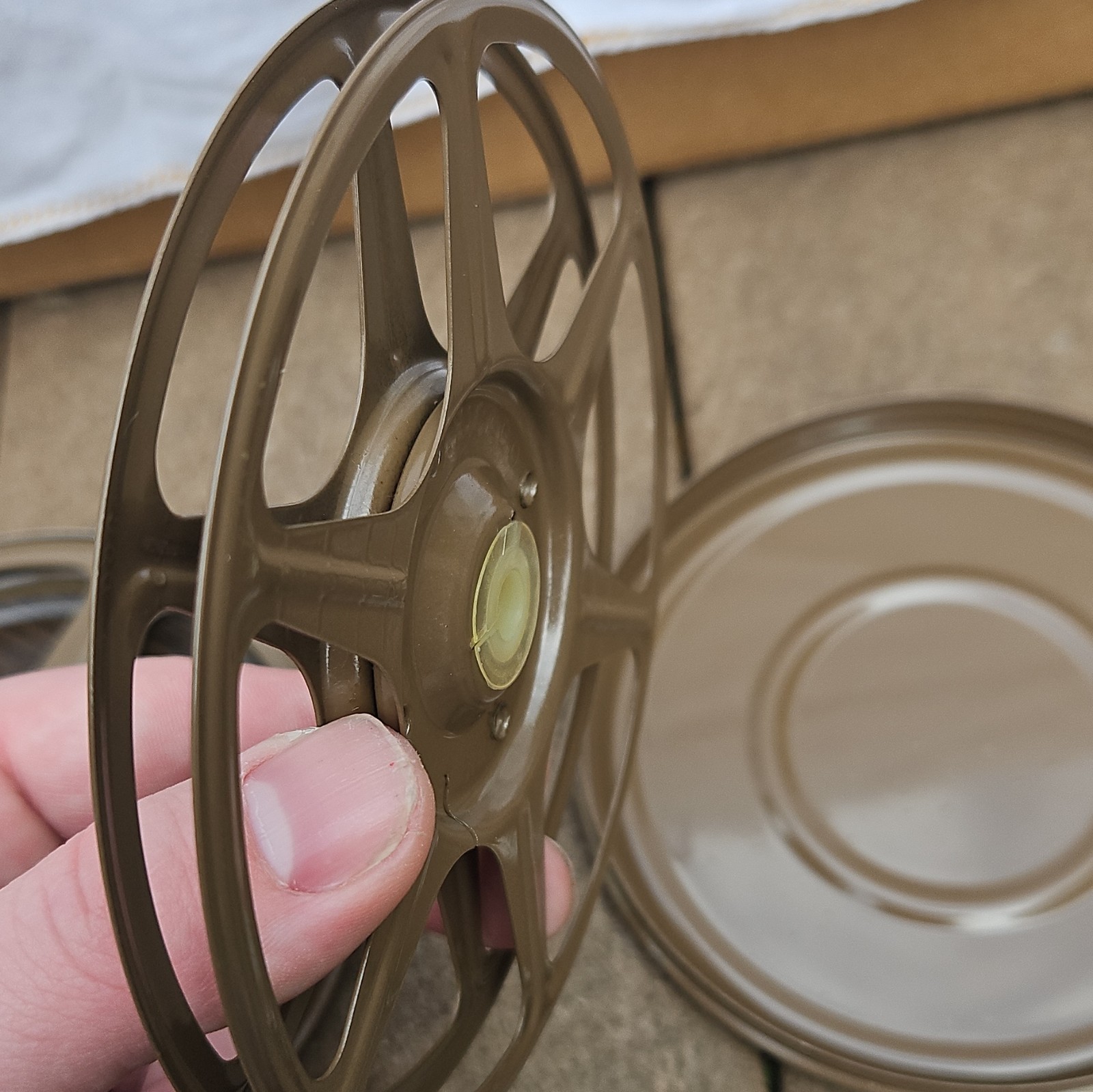 Harwood 8mm Film Reel(s) and Can Set, Model 8mm Reel and Can, Universal