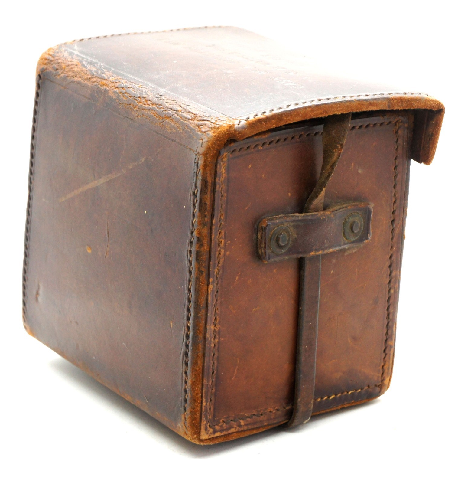 Solid LEATHER CASE VINTAGE 6×9 cm CAMERA or other Made by Watson & Son 1918
