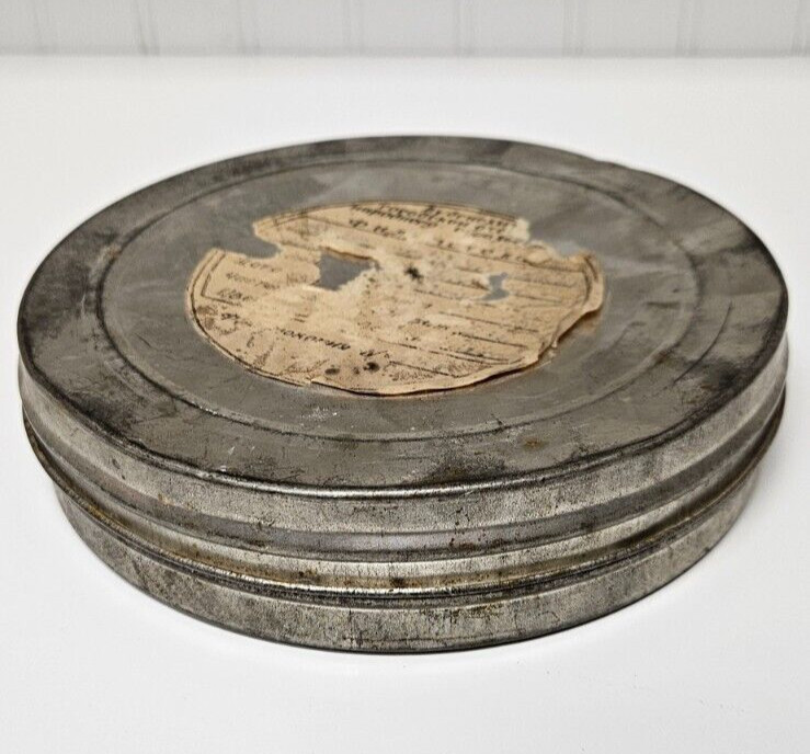 Rare Vintage Svema, Soviet Film Company, Projector Film Tin Reel Case