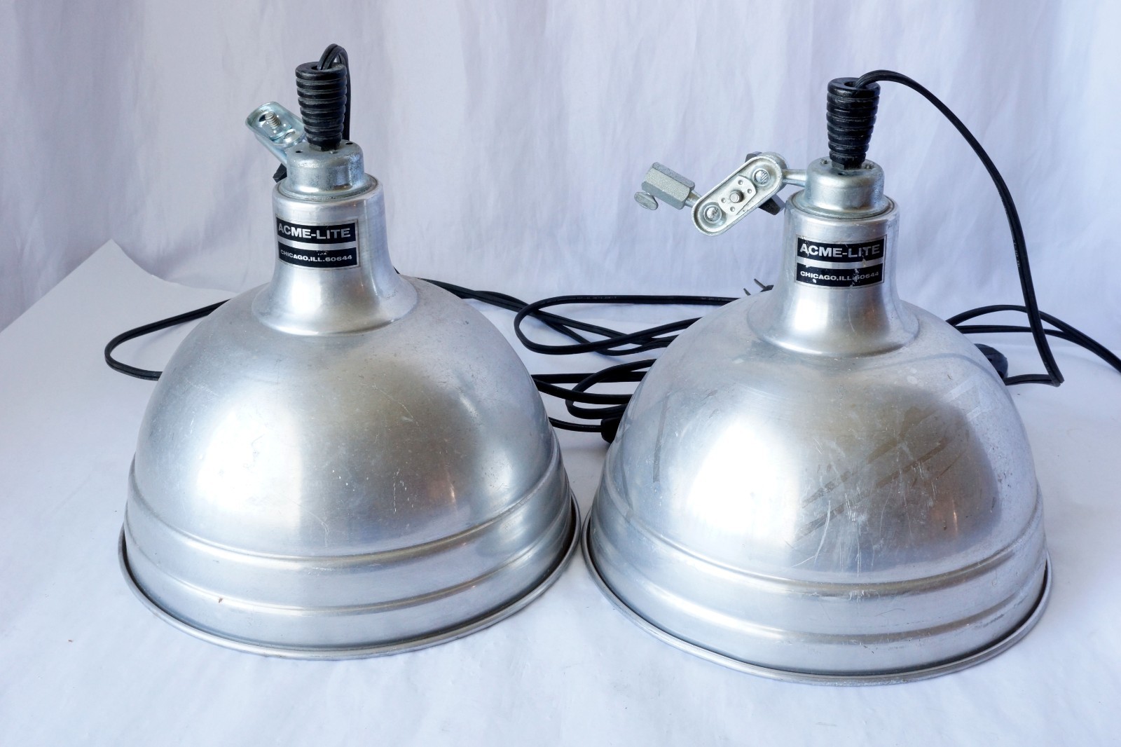 2x Acme-Lite Senior Litepak Reflectors 10″ Diameter Good Working Order