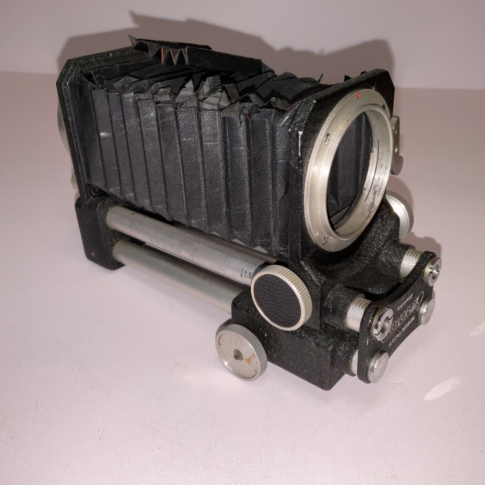 Vintage NOVOFLEX Germany Bellows Macro Focusing Attachment – For Parts/Repair