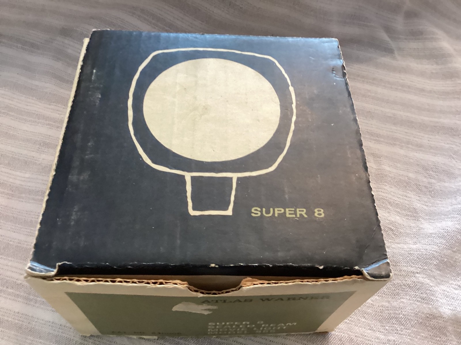 Vintage 1960s MCM Atlas Warner Super 8 Sealed Beam Movie Light Model 855