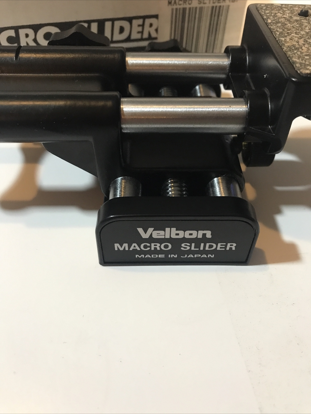 [Top MINT in Box] Velbon Macro Slider Focusing Stage Tripod Head Rail From JAPAN