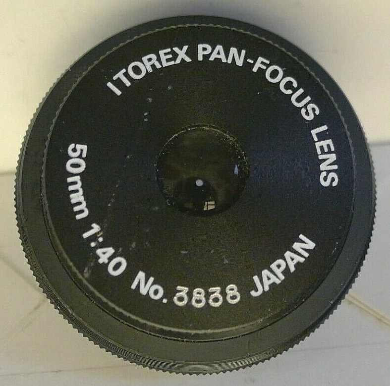 Itorex Pan-Focus Lens 50mm 1:40 Pin Hole with Canon Adapter – Works Great