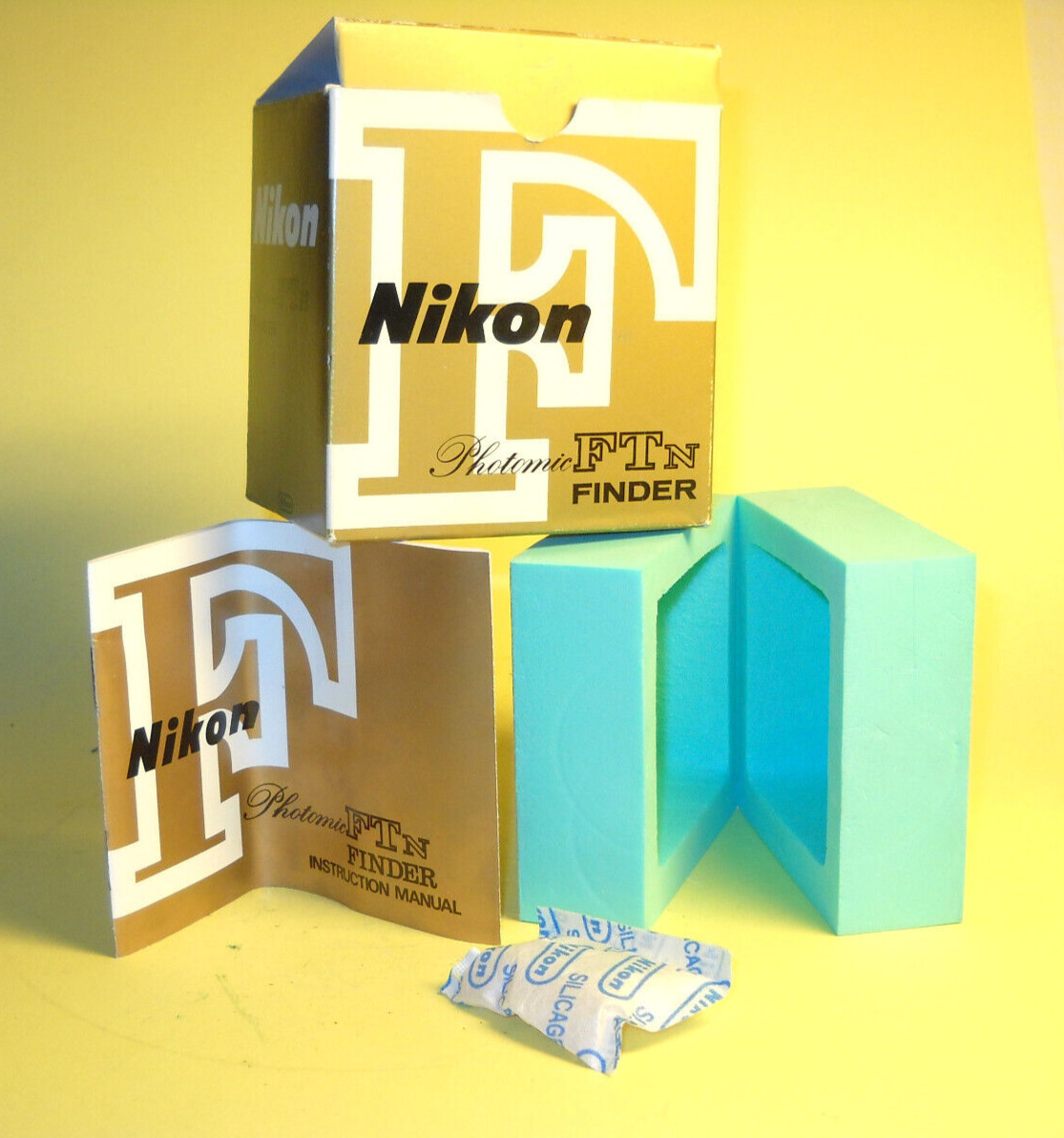 Original Box and English Instructions for Nikon F Photomic FTn Finder…