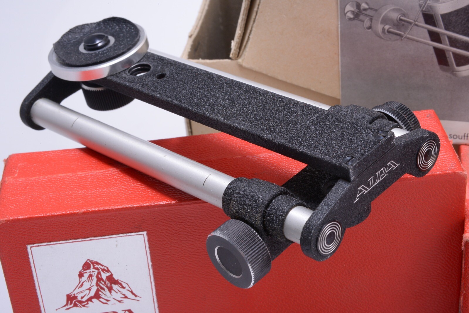 ✅ ALPA REFLEX MACRO BELLOWS EXTENSION TUBES SLIDER DOUBLE CABLE RELEASE SET BOX