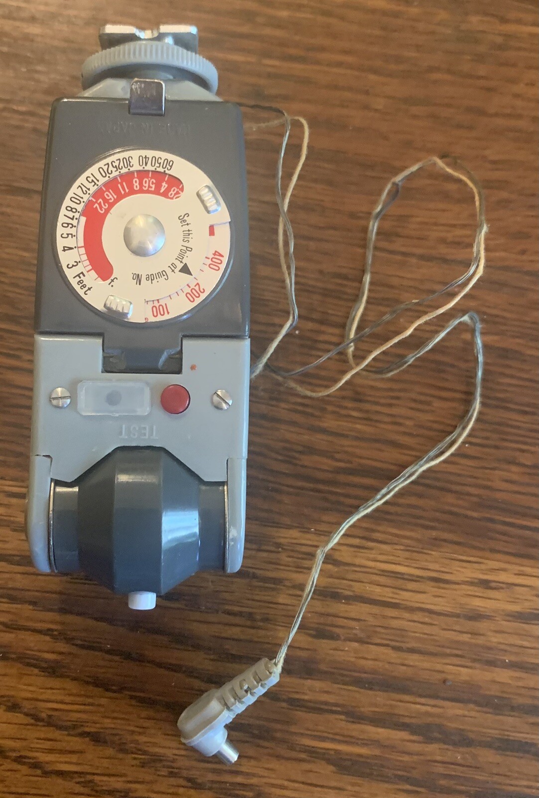 Honeywell Vintage Tilt-A-Mite Camera Equipment Test Button Flash Collapsible Fan