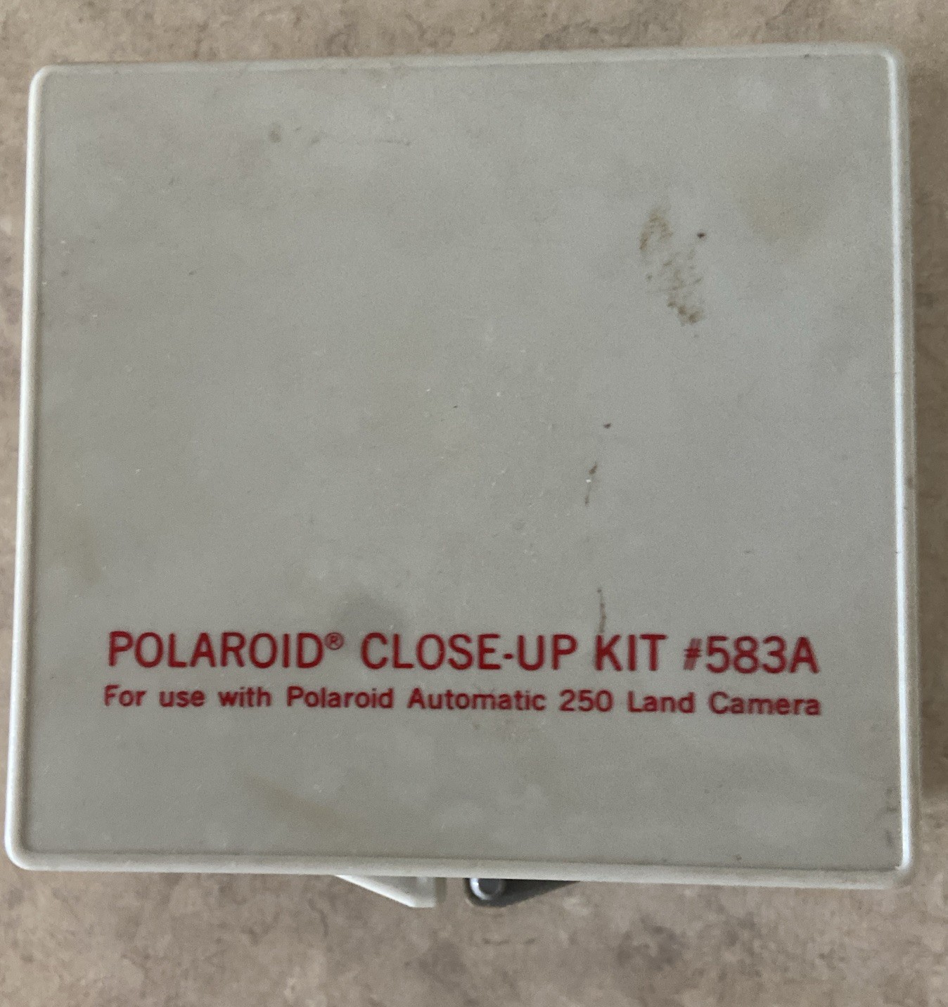 Vintage Polaroid Close-Up Kit #583A with Manual & Case For 250 Land Camera
