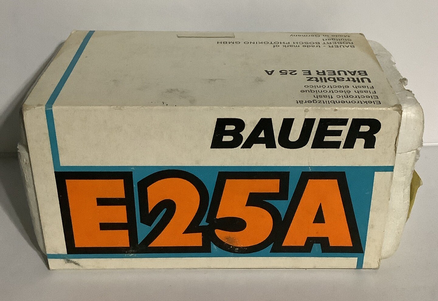 Vintage BAUER E25A Ultrablitz electronic Flash Robert Bosch *Tested*