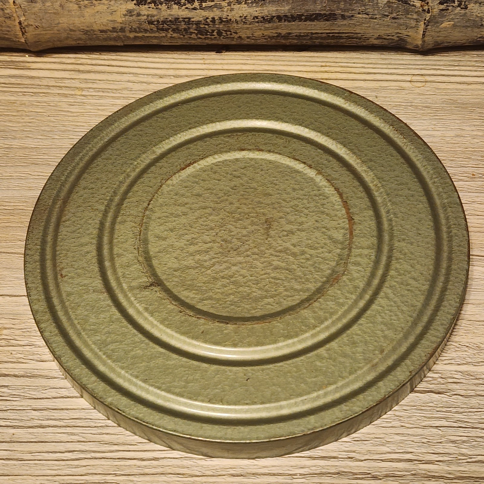 Vintage Metal 5 3/4″ Film Reel with Metal Can